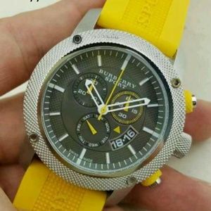 burberry watch mens yellow